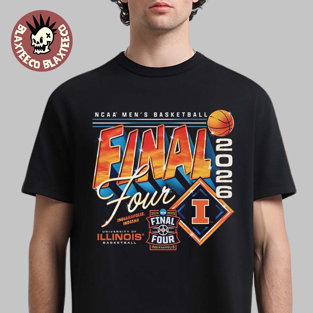 Illinois Fighting Illini Men’s Basketball 2026 NCAA Final Four Streetwear T-Shirt