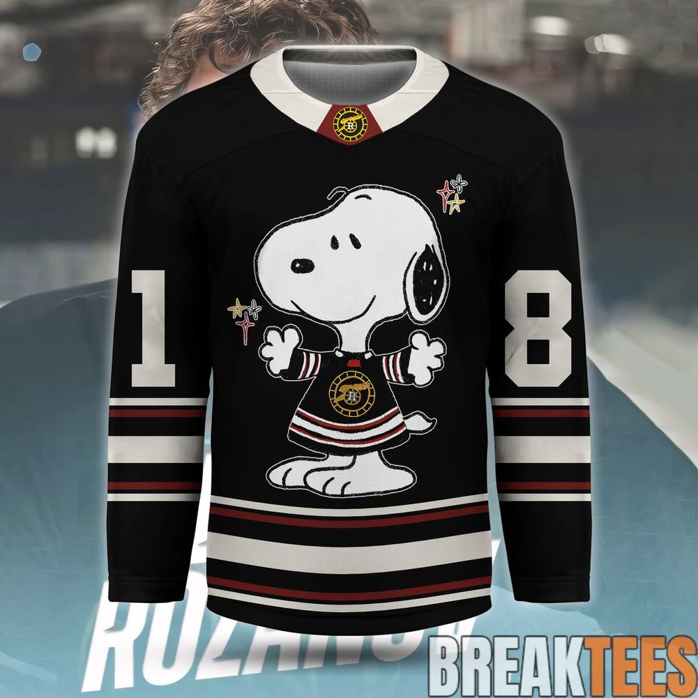 Ilya Rozanov x Snoopy Heated Rivalry Inspired Hockey Jersey