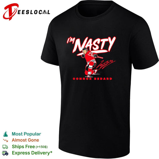I’m Nasty Connor Bedard Chicago Blackhawks signature shirt