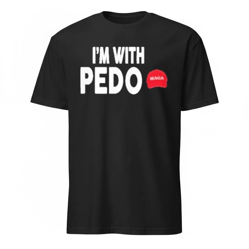 Im With Pedp Red Hat Maga Shirt