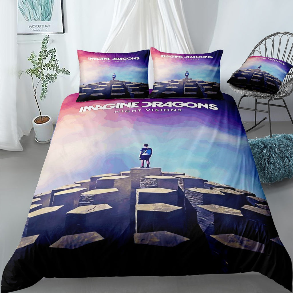 Imagine Dragons Bedding Set (Duvet Cover & Pillow Shams)
