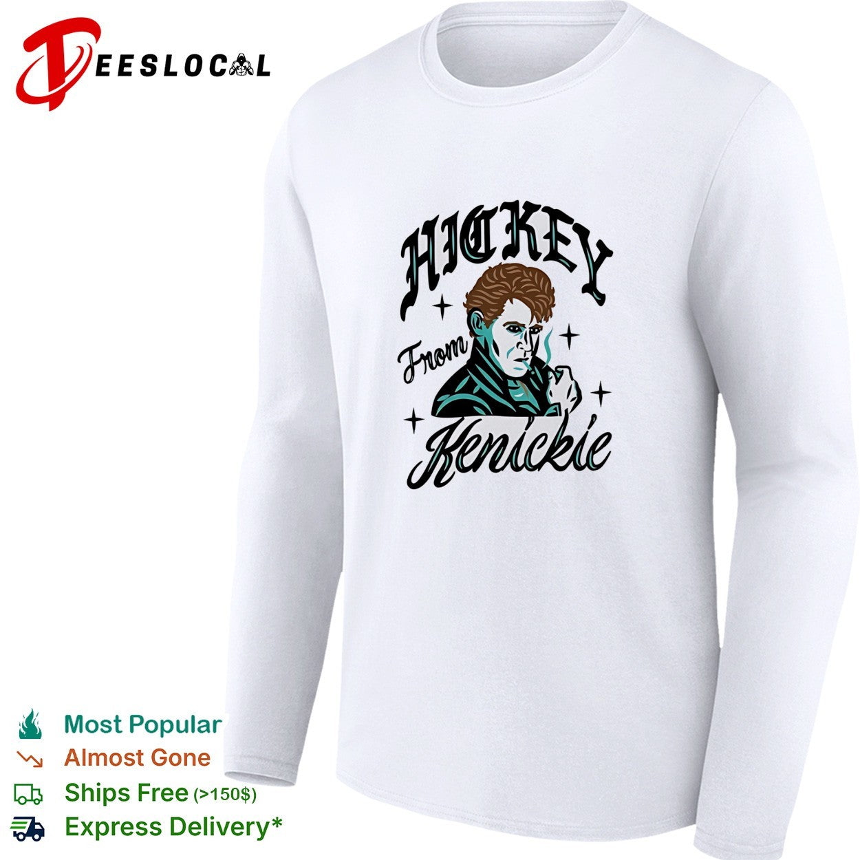 In Grease 1978 man smoking hickey from Kenickie shirt