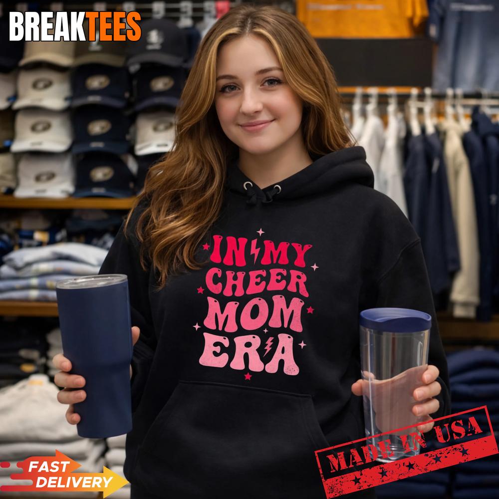 In My Cheer Mom Era Cheerleading Mom Life Shirt