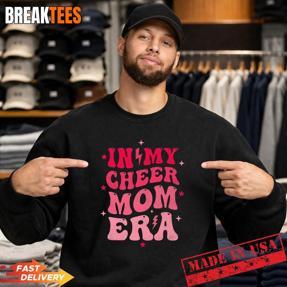 In My Cheer Mom Era Cheerleading Mom Life Shirt