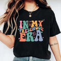 My Preschool Era Shirt Retro Preschool Teacher Teacher Matching Preschool Staff School Crew T-Shirts