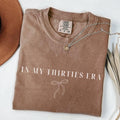 My Thirties Era Comfort Color Shirt 30th Party Coquette Shirt My Thirties Era Bow Thirtieth Shirt 30th T-Shirts
