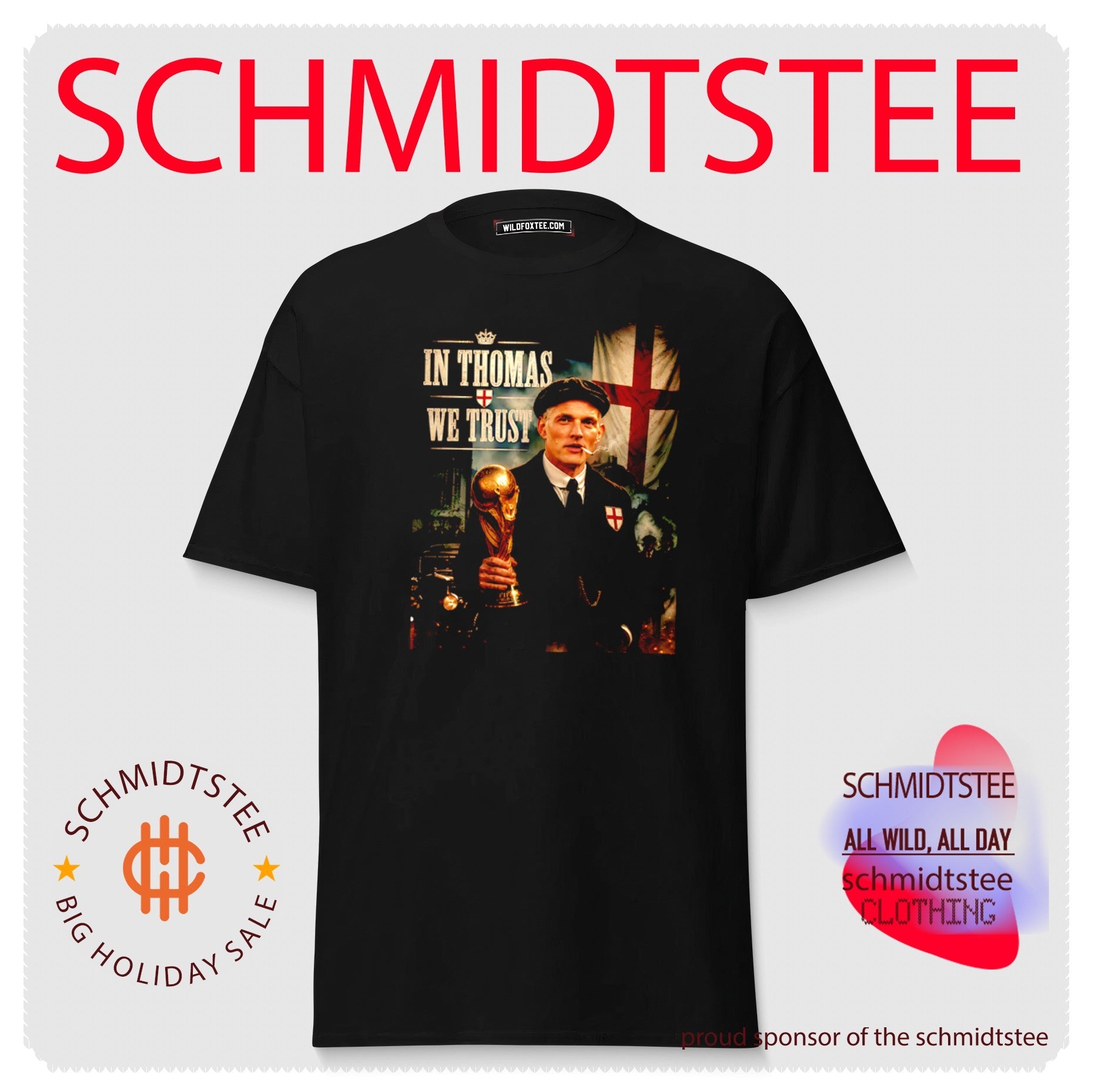 In Thomas Tuchel We Trust England World Cup Peaky Blinders shirt