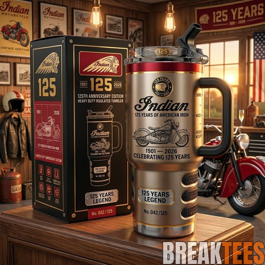 Indian Motorcycle 125th Anniversary Limited Edition 40oz Tumbler