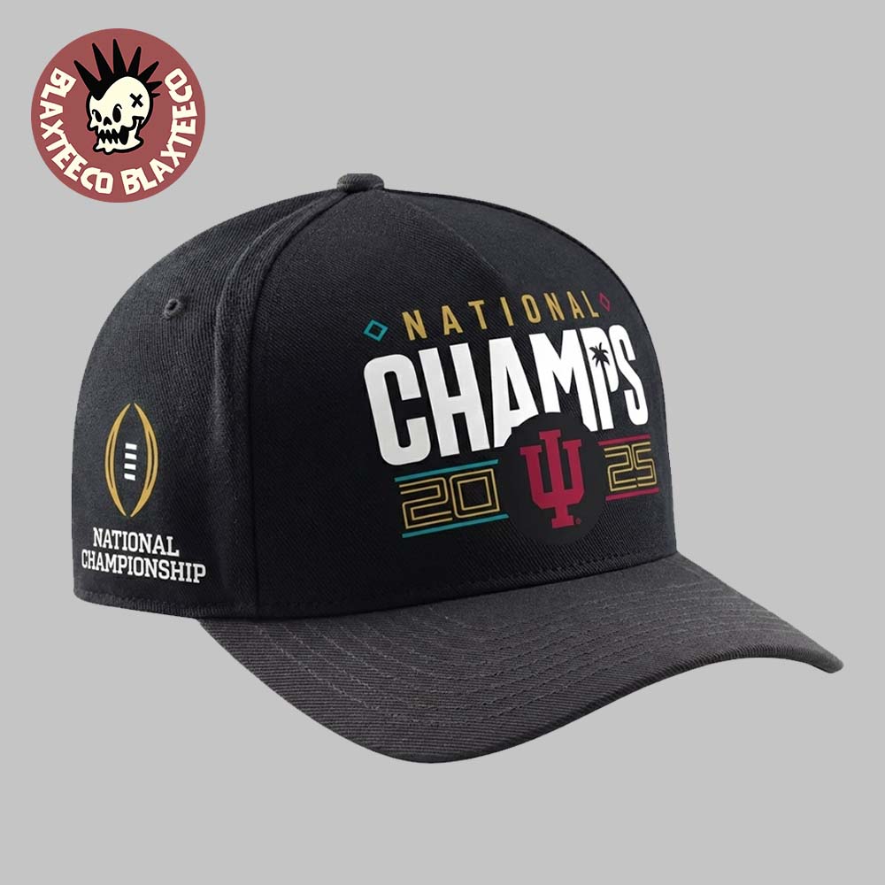 Indiana Hoosiers 2025 CFP National Champions Nike Authentic Locker Room Hat