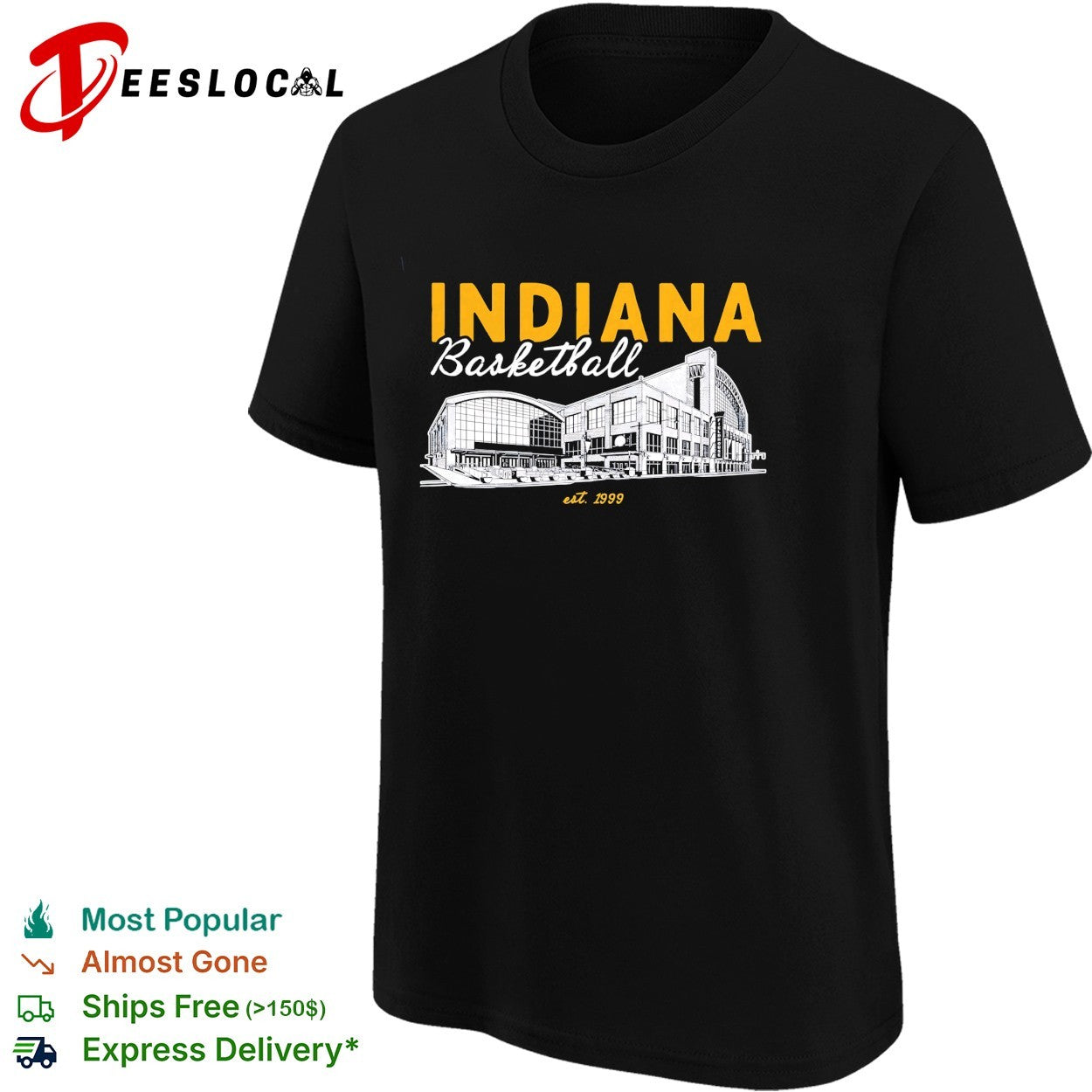 Indiana basketball arena sketch est 1999 shirt