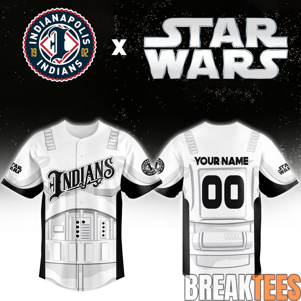 Indianapolis Indians x Star Wars Night Custom Baseball Jerey