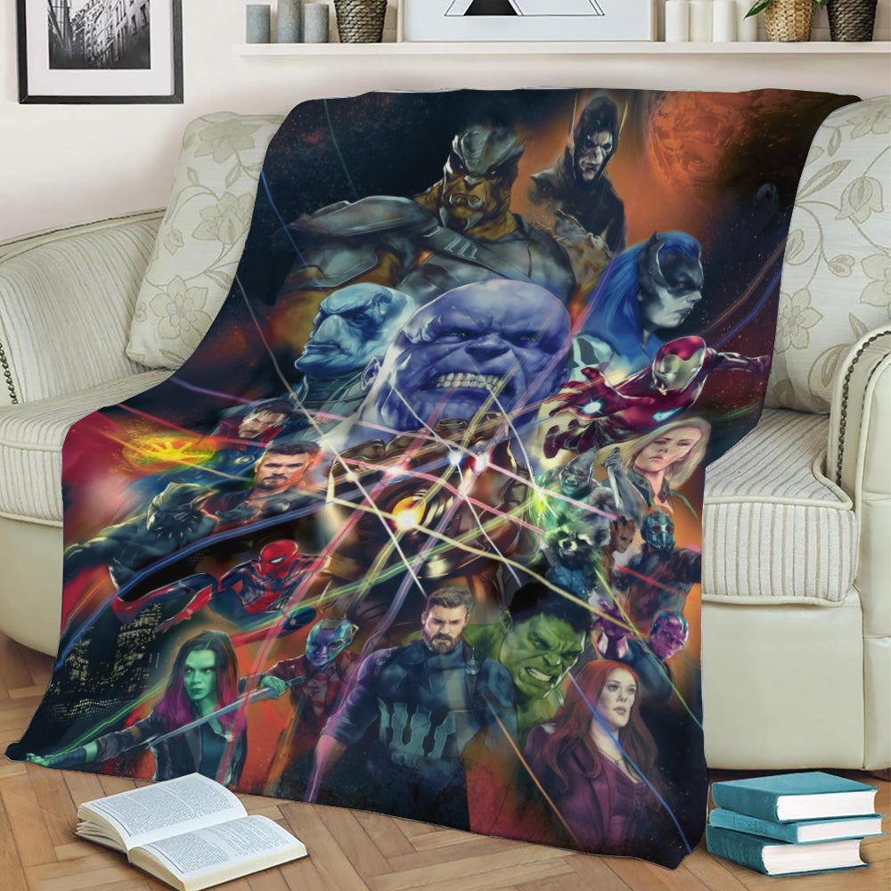 Infinity War Fleece Throw Blanket