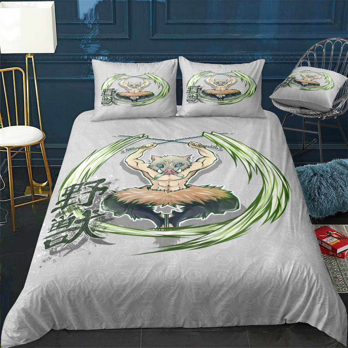 Inosuke Bedding Set (Duvet Cover & Pillow Shams)