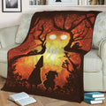 Inspired by the cartoon TV show Over the Garden Wall. … Fleece Throw Blanket