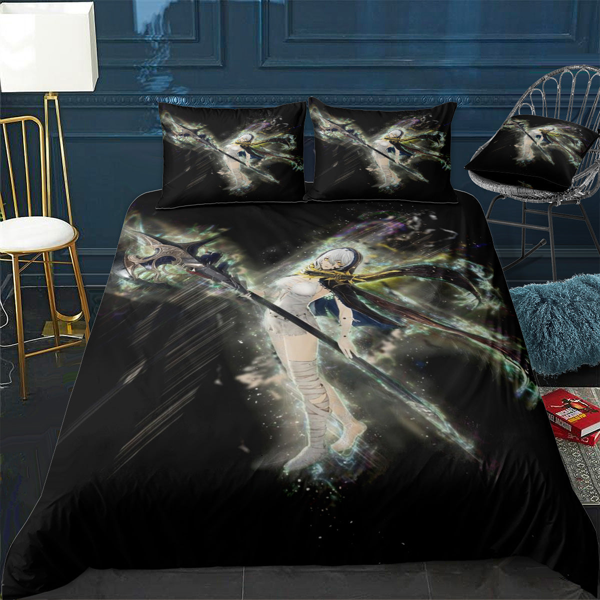 Io Particle Bedding Set (Duvet Cover & Pillow Shams)