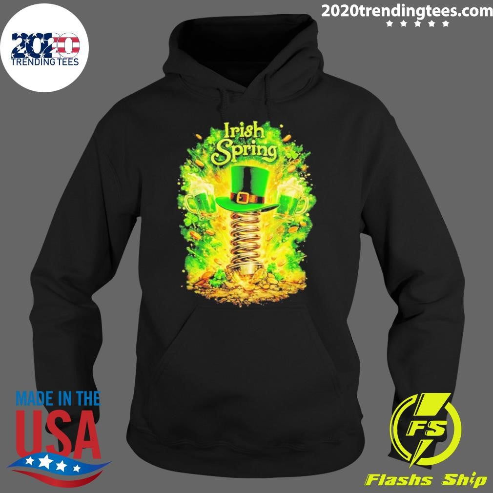 Irish Spring Leprechaun Hat And Gold Coin Graphic Shirt