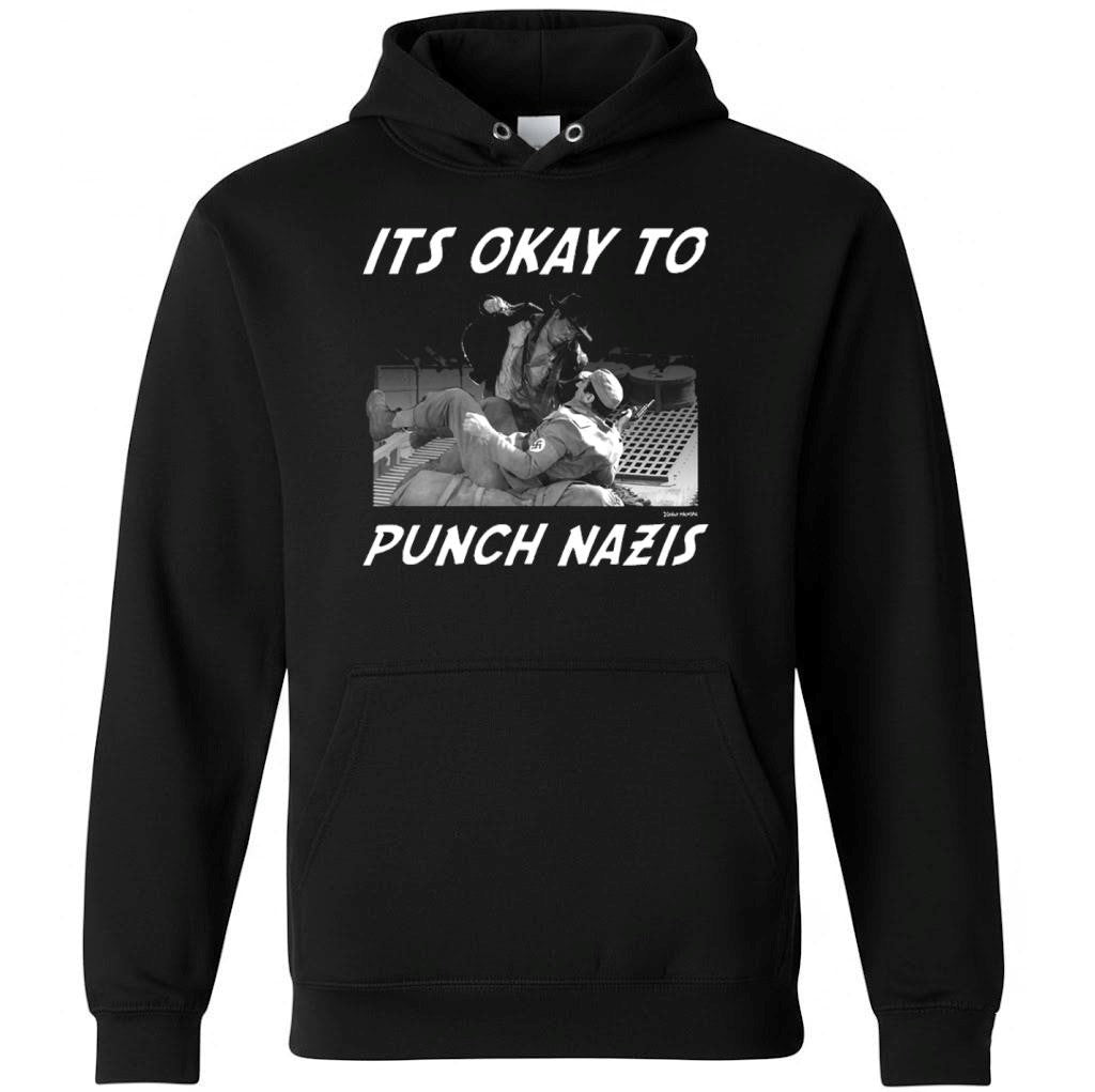 Its Okay To Punch Nazis Diablo Macabre Shirt
