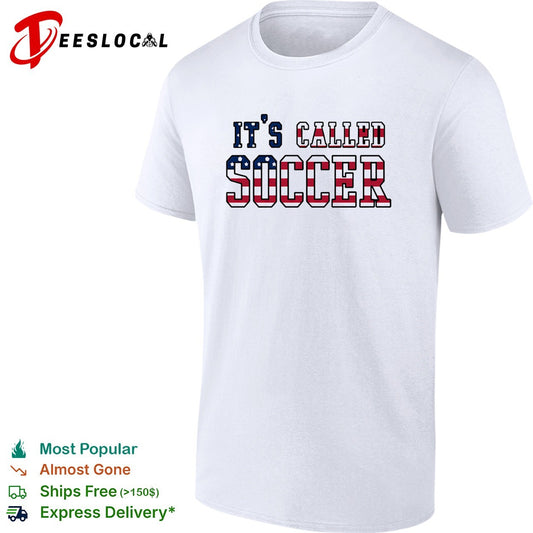 It’s called soccer USA flag American humor bold shirt