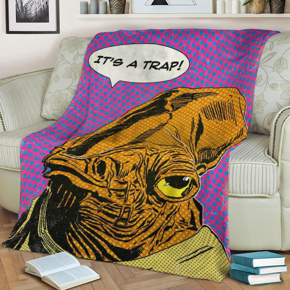 It’s a trap! Fleece Throw Blanket