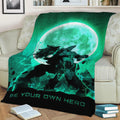 Izuku Midoriya Fleece Throw Blanket