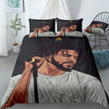 J Cole Vector Art Bedding Set (Duvet Cover & Pillow Shams)