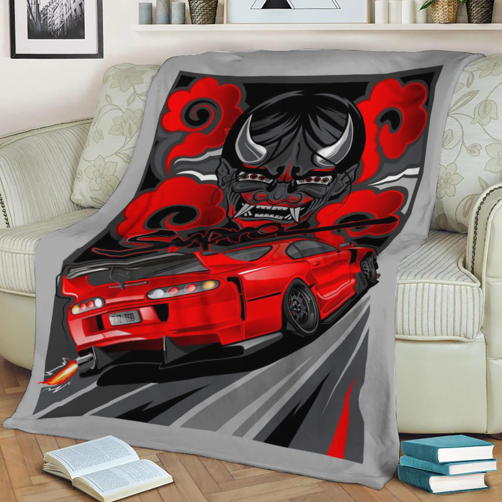 JDM Legend Supra Fleece Throw Blanket