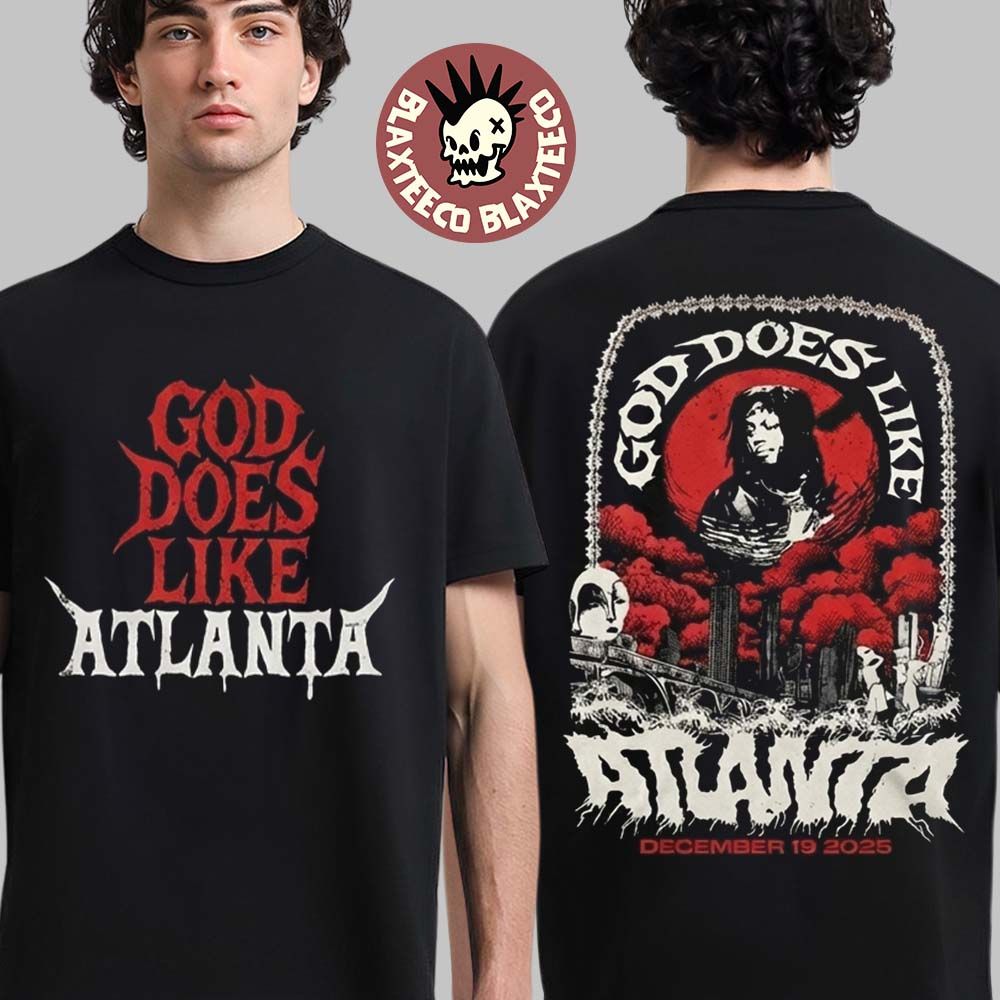 JID Atlanta 2025 Exclusive Venue Tee At Coca Cola Roxy On December 19 2025 God Does Like Atlanta T Shirt