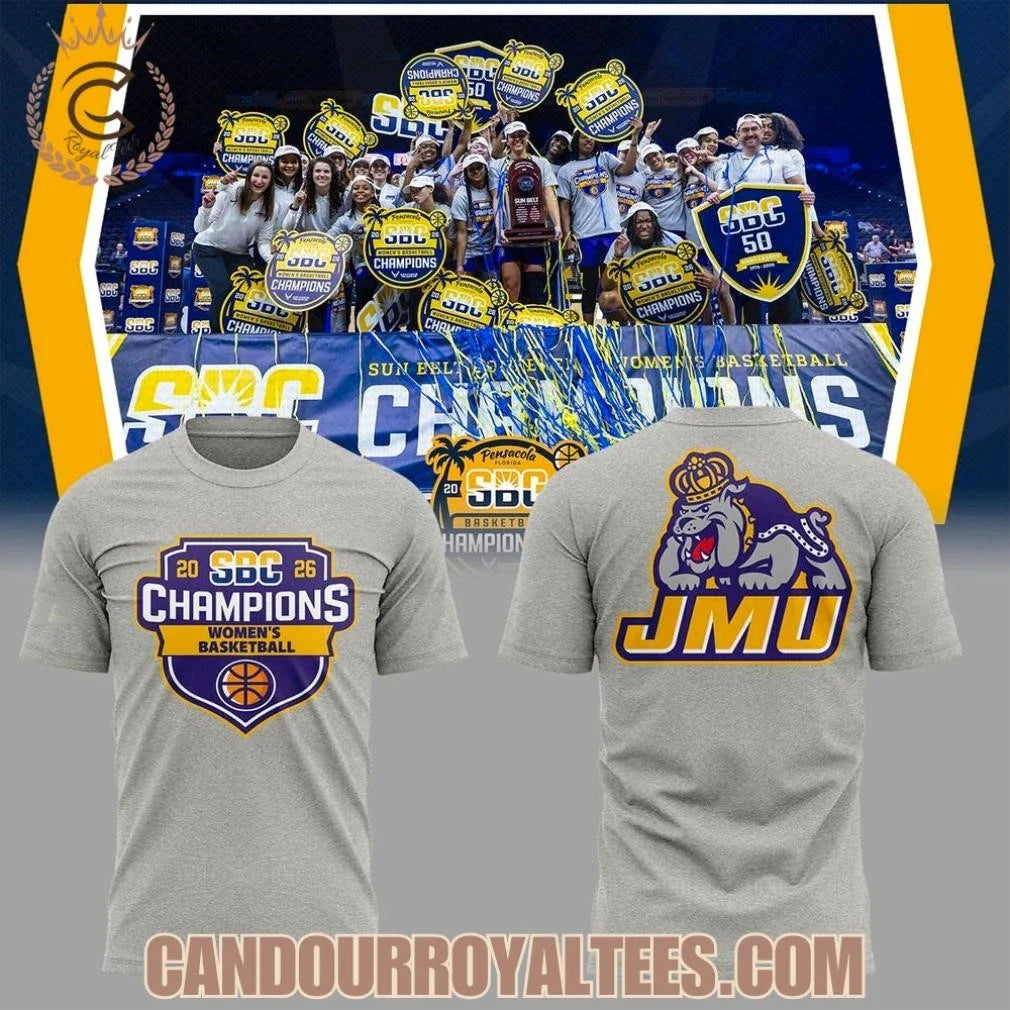 JMU 2026 SBC Champions Women’s Basketball Shirt