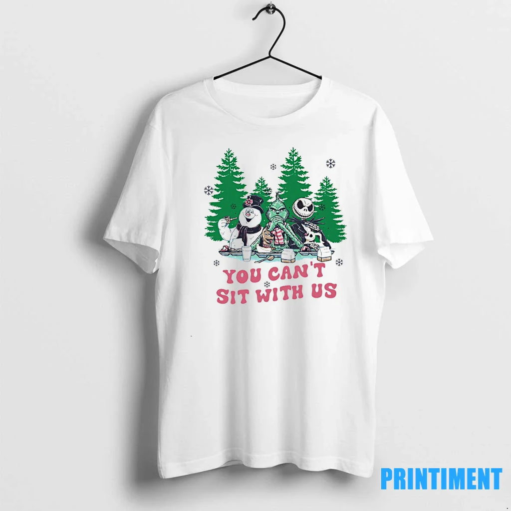 Jack Frost The Grinch Jack Skellington You Cant Sit With Us Christmas Tshirts Sweater