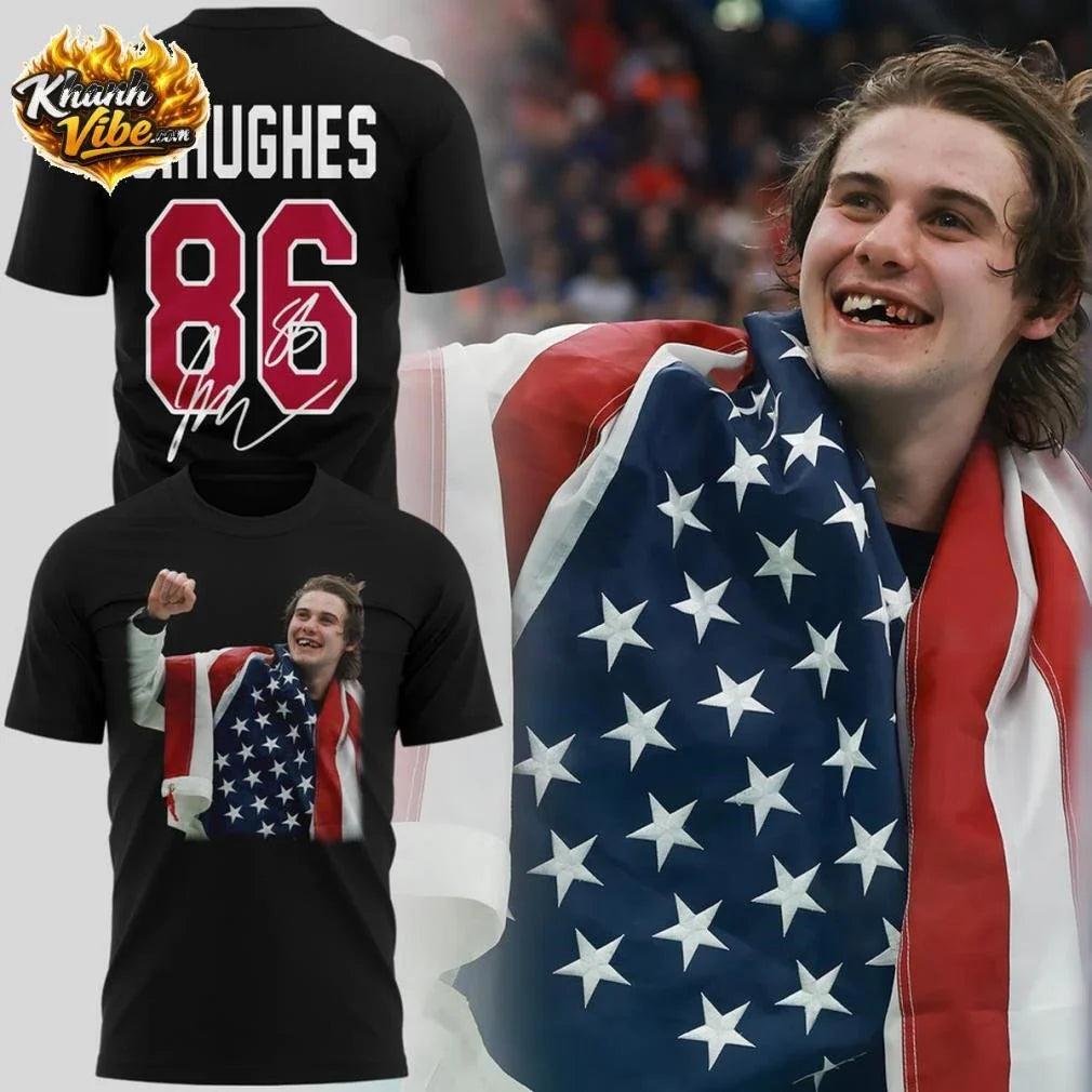 Jack Hughes Star On Ice 2026 USA Hockey Olympic Champions Shirt
