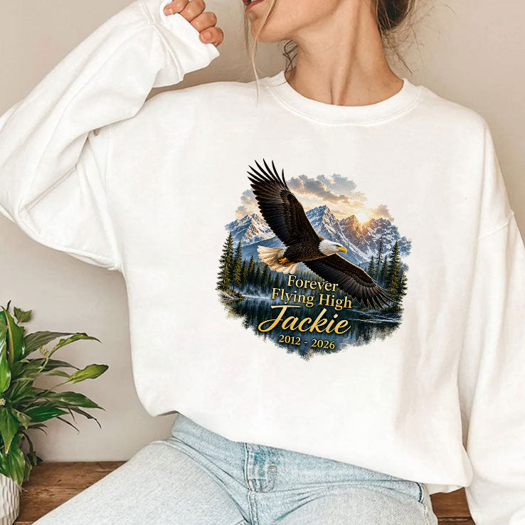 Jackie Bald Eagle Memorial Forever Flying High 2012 2026 T Shirt
