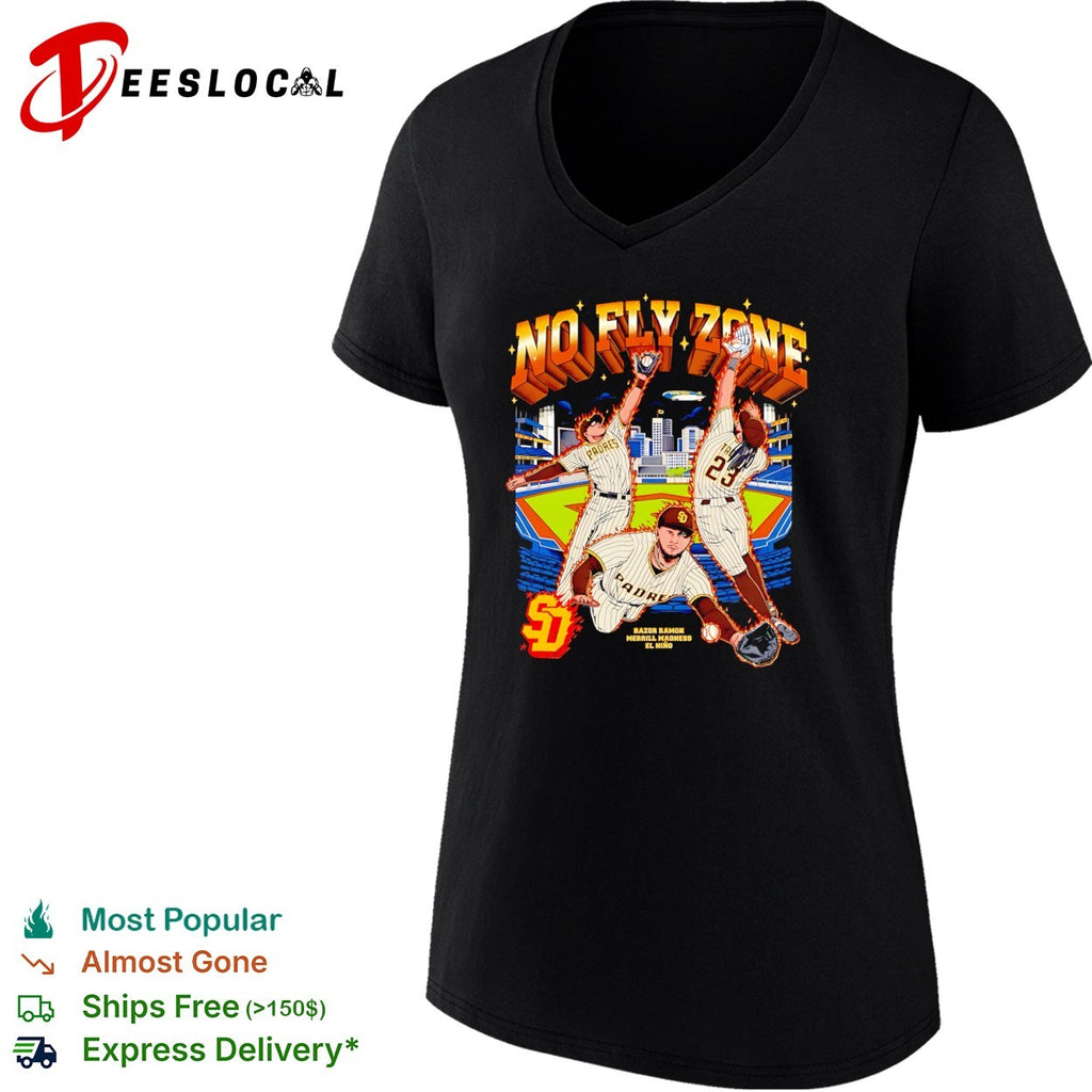 Jackson Merrill Fernando Tatis Jr No Fly Zone San Diego Padres Razor Ramon shirt