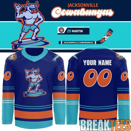 Jacksonville IceMen 2026 Cowabungas Hockey Jersey