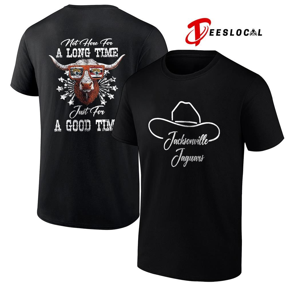 Jacksonville Jaguars x George Strait not here for a long time just for a good time shirt