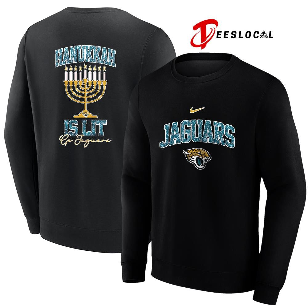 Jacksonville Jaguars x Happy Hanukkah is lit shirt