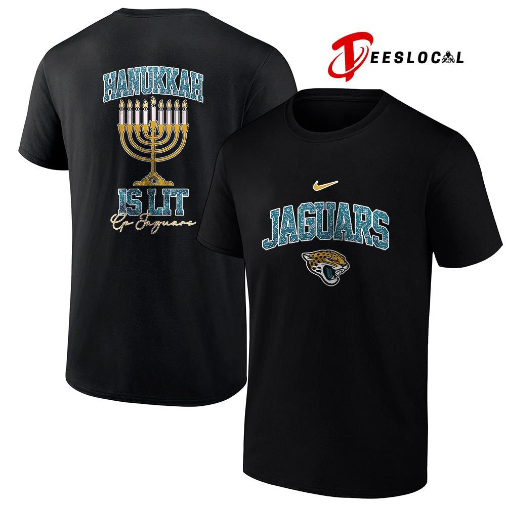 Jacksonville Jaguars x Happy Hanukkah is lit shirt