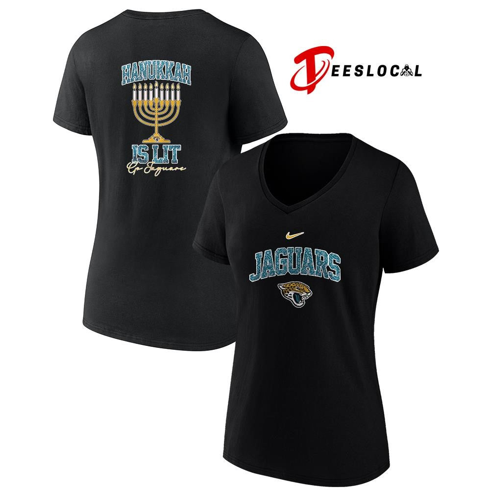 Jacksonville Jaguars x Happy Hanukkah is lit shirt