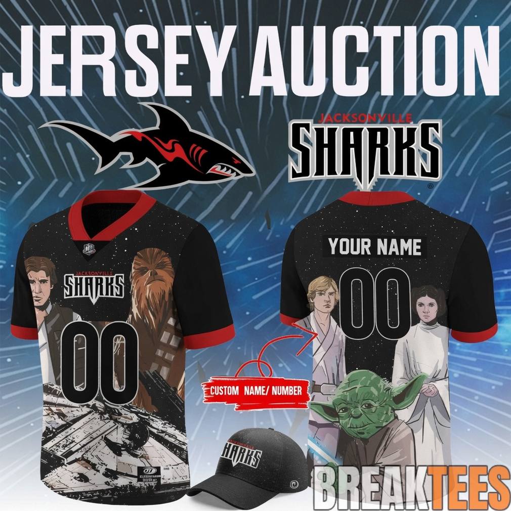 Jacksonville Sharks x Star Wars Custom Football Jersey