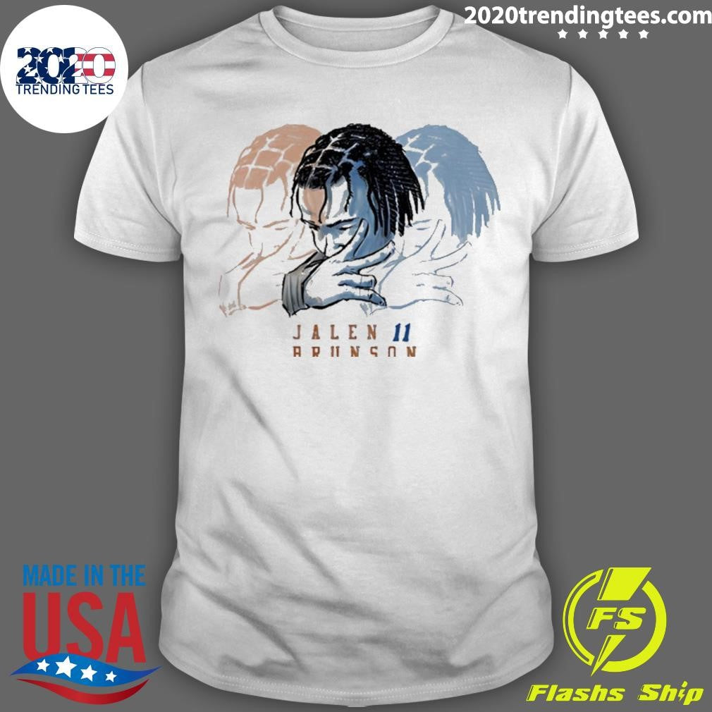 Jalen Brunson 11 New York Knicks Player Pose Signature Shirt
