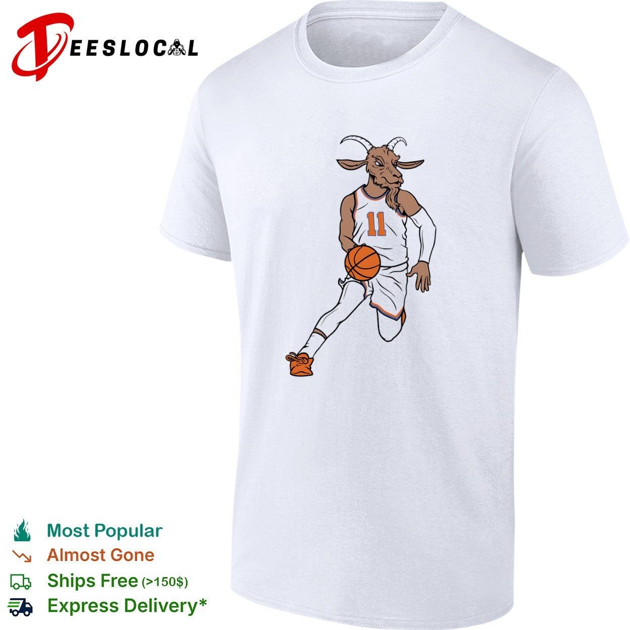 Jalen Brunson Goat New York Knicks NBA basketball shirt