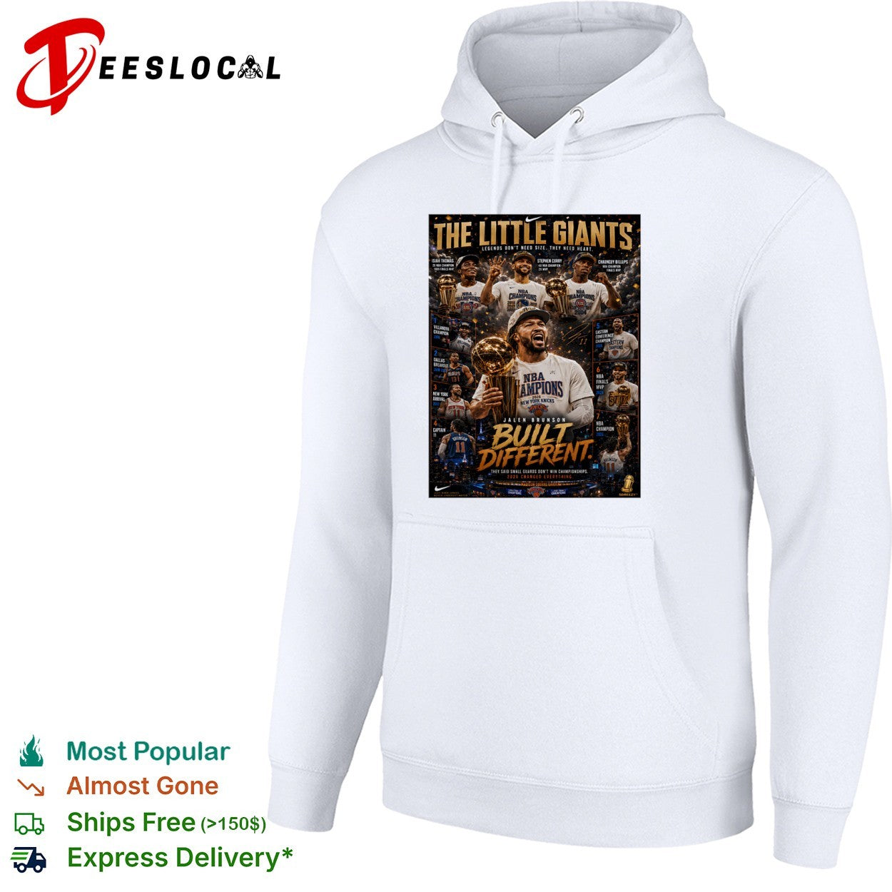 Jalen Brunson Isiah Thomas Stephen Curry Chauncey Billups New York Knicks NBA shirt