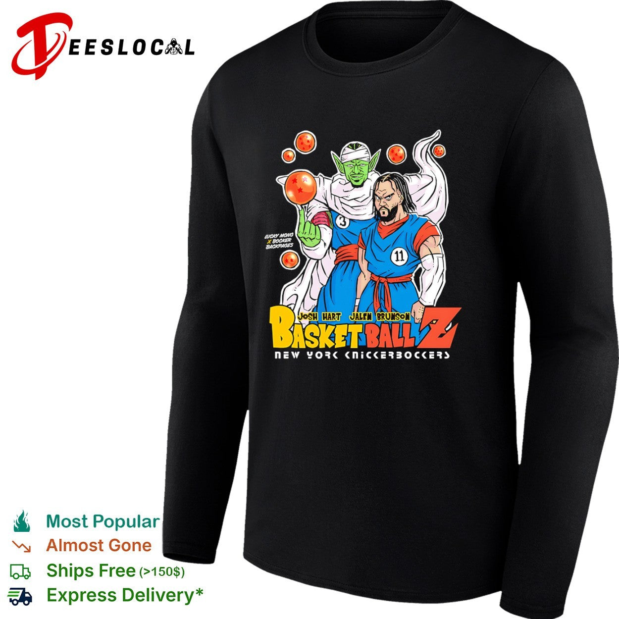 Jalen Brunson Josh Hart New York Knicks Basketball Z Lucky Mong shirt