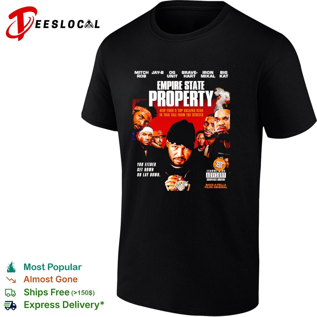 Jalen Brunson Josh Hart OG Anunoby Donte DiVincenzo Mikal Bridges Karl-Anthony Towns Empire State Property shirt