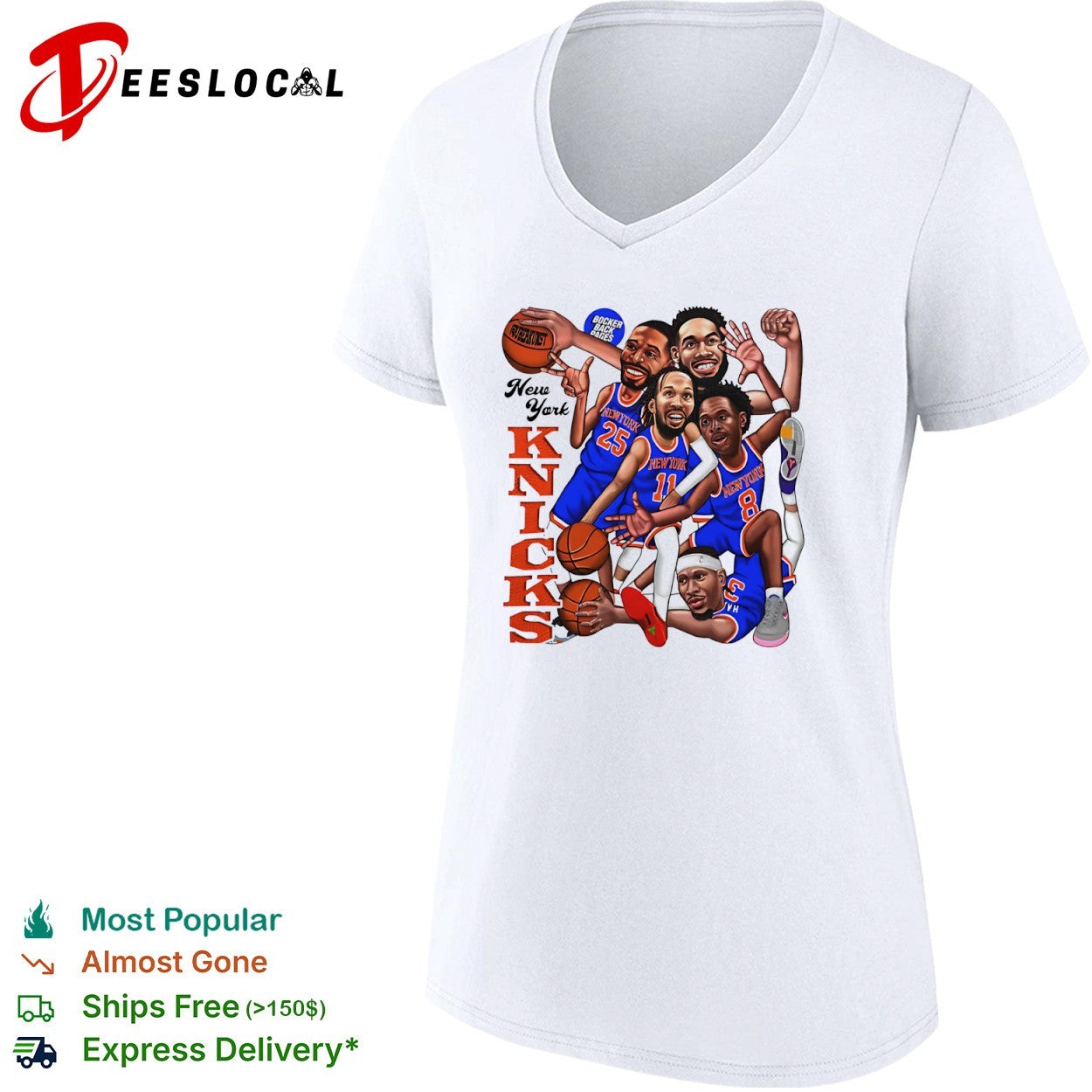 Jalen Brunson Karl Anthony Towns Mikal Bridges OG Anunoby New York Knicks shirt