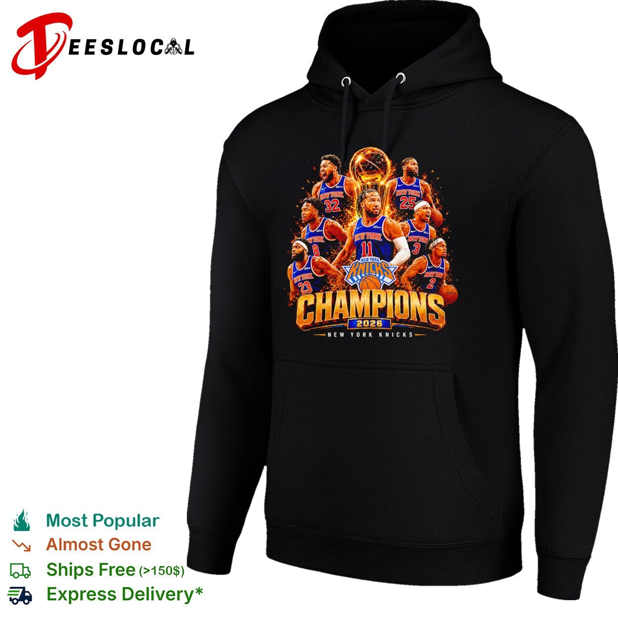 Jalen Brunson Karl Anthony Towns New York Knicks 2026 Champions shirt