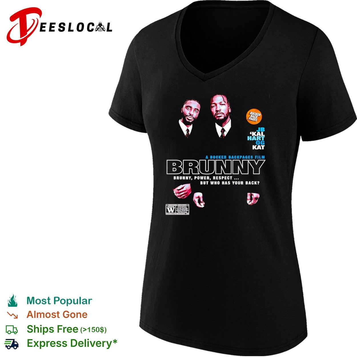 Jalen Brunson Karl Anthony Towns New York Knicks NBA a bocker backpages film Brunny shirt