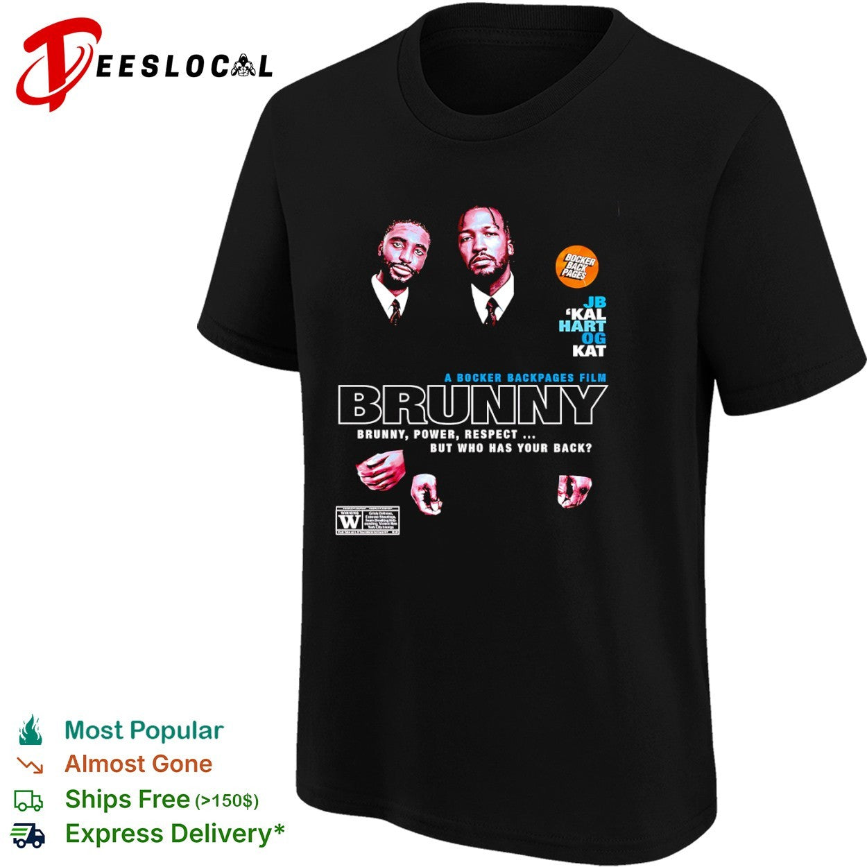 Jalen Brunson Karl Anthony Towns New York Knicks NBA a bocker backpages film Brunny shirt