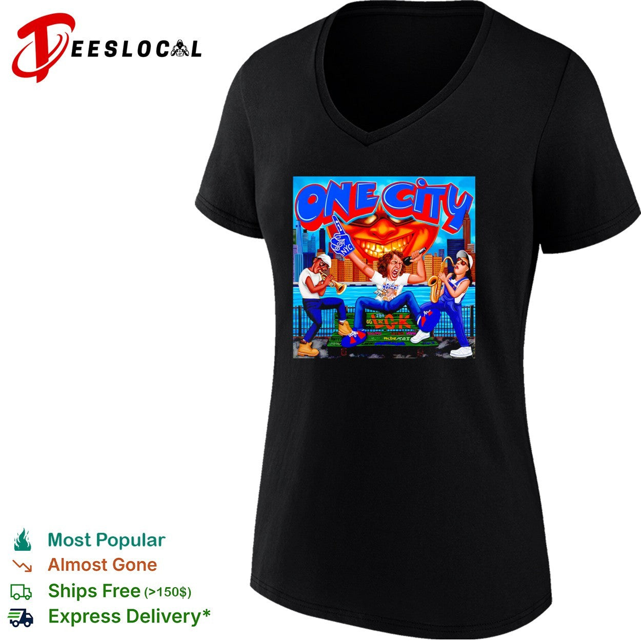 Jalen Brunson Karl Anthony Towns New York Knicks One City caricature shirt