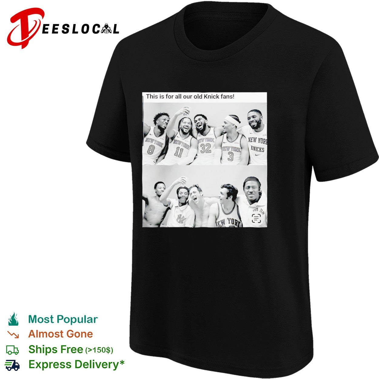 Jalen Brunson Karl Anthony Towns New York Knicks This is for all our old Knick fans shirt