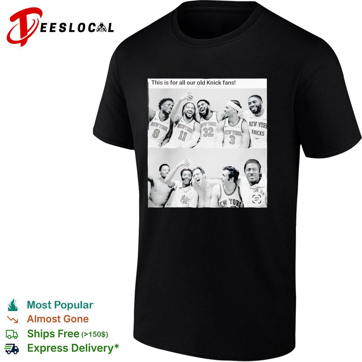 Jalen Brunson Karl Anthony Towns New York Knicks This is for all our old Knick fans shirt